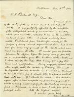 Elihu Burritt, Baltimore to C.J. Richards, Richmond, Virginia Jan. 16th 1842