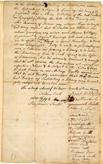 1792 Manuscript of First Subscribers to West Haven Public Library