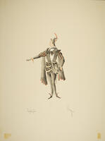 Costume design for Méphistophélès (Faust - Gounod)