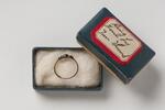Physical object: Garnet ring belonging to Charles S. Stratton (with box)
