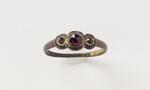 Physical object: Garnet ring belonging to Charles S. Stratton