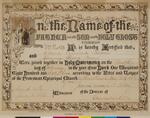 Document: "Marriage Certificate of Charles Stratton (General Tom Thumb) to Mercy Lavinia Warren Bump (Lavinia Warren)"