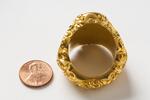 Physical object: P. T. Barnum's gold ring (scale)