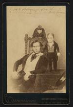 Photograph: Charles S. Stratton and unidentified man, probably his father