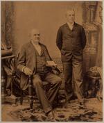 Photograph: "P.T. Barnum and his oldest grandson, C. Barnum Seeley" (second view)