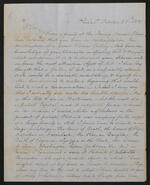  Letter: To P.T. Barnum from Rembrandt Peale , October 25, 1854