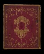 Illustrated blank journal owned by P. T. Barnum (back cover)