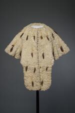 Textile: Fur cape belonging to M. Lavinia Warren (front view)