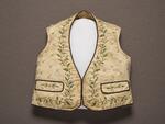 Textile: Miniature embroidered silk vest belonging to Charles S. Stratton