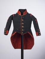 Textile: Military style jacket belonging to Charles S. Stratton (front view)