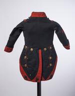 Textile: Military style jacket belonging to Charles S. Stratton (back view)