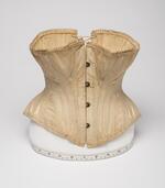 Textile: Corset belonging to M. Lavinia Warren (with tape measure)