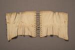 Textile: Corset belonging to M. Lavinia Warren (flat view, corset interior)