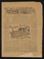Newspaper: The Clipper with article about M. Lavinia Warren and Primo Magri