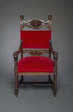 Furniture: Dining Room Chairs from P. T. Barnum's home Marina, front view