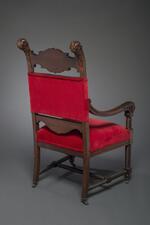Furniture: Dining Room Chairs from P. T. Barnum's home Marina, back view