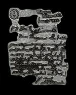 Physical object: Stereotype printing plate of P. T. Barnum letter, mirrored