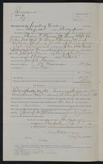Document: Bill of Sale of Licensed Vessel from Henry H. Pyle to P.T. Barnum, 1889 (page 2)