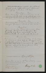 Document: Bill of Sale of Licensed Vessel from Henry H. Pyle to P.T. Barnum, 1889 (page 3)