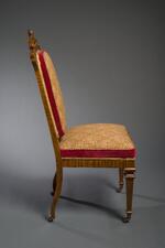 Furniture: Chairs made for P. T. Barnum by Julius Dessoir (side view)