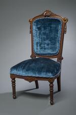 Furniture: Chair in the Renaissance Revival style,  belonging to Charles S. Stratton