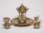 Physical object: Samovar and tea service set belonging to P. T. Barnum