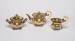 Physical object: Samovar, teapot, creamer, sugar bowl, and waste bowl (teapot, creamer, and sugar bowl)