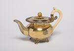 Physical object: Samovar, teapot, creamer, sugar bowl, and waste bowl (teapot)