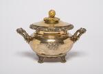 Physical object: Samovar, teapot, creamer, sugar bowl, and waste bowl (sugar bowl)