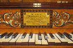 Instrument: Square Piano made by William Geib (maker's label)
