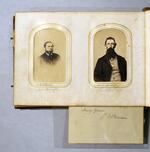 Photograph Album: Cartes de visite album of Connecticut State Legislators of 1865, including P.T. Barnum, Thomas Wheeler