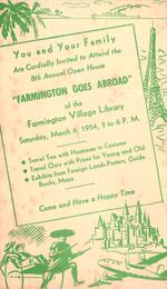 1954 Farmington Goes Abroad Open House