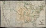 William Gay Butler's pocket map of the United States, 2 of 4