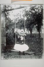 Ada Newbury of Mystic on a swing