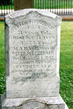 Peter Fitzgerald's headstone