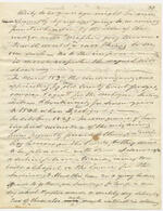 Handwritten statement concerning the Mohegan Tribe, primarily related to land tenure, written by former overseer Joseph Williams.