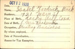 Hartford Women's 1920 Voter Registration Cards