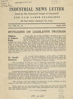 Industrial news letter, 1945-04