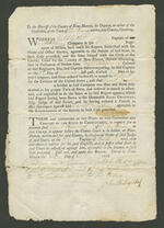 Governor and Company vs Daniel Bonticou, 1778, page 1