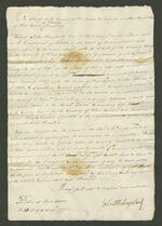 Governor and Company vs Jonathan Brown, 1777