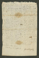 Governor and Company vs Samuel Crum, 1777, page 1