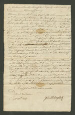 Governor and Company vs John Hall, 1777, page 1