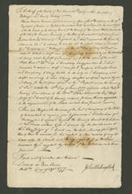 Governor and Company vs Erastus Lines, 1777