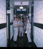 Officer Candidates in Barracks Hallway