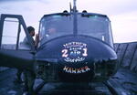 Helicopter and pilot that supported Mattison