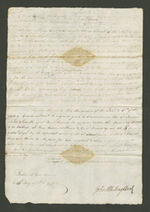 Governor and Company vs Benjamin Smith, 1777, page 1