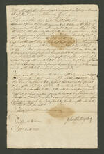 Governor and Company vs David Ward, 1777, page 1