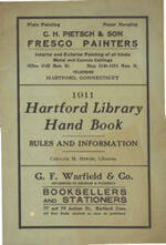 1911 Hartford Library Hand Book
